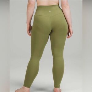 Lululemon 28” Align High-Rise Leggings Bronze Green size 6